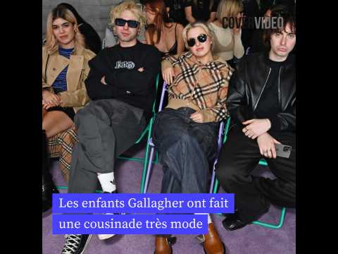 VIDEO : Les enfants Gallagher ont fait une cousinade chez Burberry