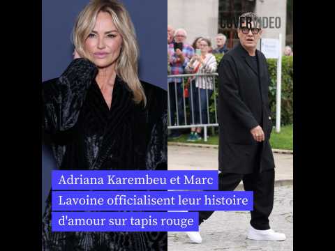 VIDEO : Adriana Karembeu et Marc Lavoine affichent leur amour sur tapis rouge