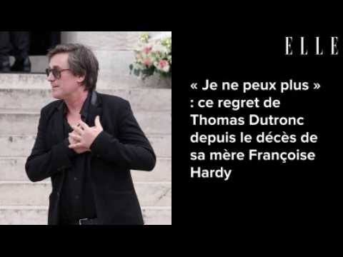 VIDEO :  Je ne peux plus  : ce regret de Thomas Dutronc depuis le dcs de sa mre Franoise Hardy