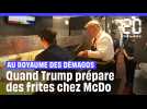 Election américaine 2024 : Mais que fait Donald Trump devant la friteuse de chez McDo ?