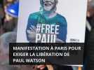 Manifestation à Paris pour exiger la libération de Paul Watson, écologiste détenu au Groenland