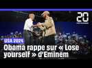 Présidentielle américaine : Barack Obama rappe sur -« Lose Yourself » d'Eminem en meeting