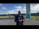 Visite de l'éolienne citoyenne de Fauvillers avec les coopérateurs de WattArdenne.