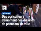 Opération coup de poing des agriculteurs à Béthune