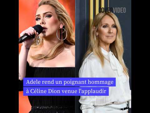 VIDEO : Adele rend un poignant hommage  Cline Dion