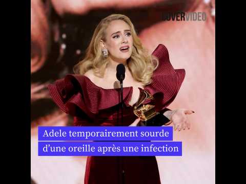 VIDEO : Adele temporairement sourde d?une oreille aprs une infection attrape  Munich en aot