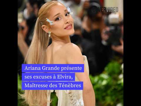 VIDEO : Ariana Grande prsente ses excuses  Elvira, Matresse des Tnbres