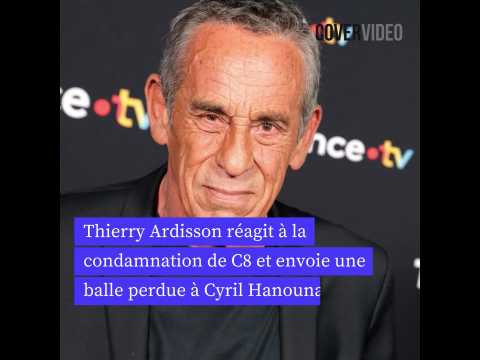 VIDEO : Thierry Ardisson ragit  la condamnation de C8 et envoie une balle perdue  Cyril Hanouna