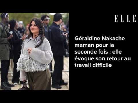 VIDEO : Graldine Nakache maman pour la seconde fois : elle voque son retour au travail difficile