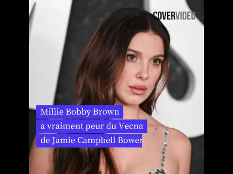 VIDEO : Millie Bobby Brown a vraiment peur du Vecna de Jamie Campbell Bower