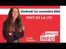 La Minute de l'Info de l'Echo de la Lys du vendredi 1er novembre 2024