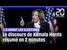 Election américaine 2024 : le réquisitoire final de Kamala Harris résumé en 2 minutes