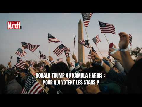 VIDEO : Donal Trump ou Kamala Harris : pour qui votent les stars ?