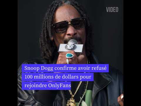 VIDEO : Snoop Dogg confirme avoir refus 100 millions de dollars pour rejoindre OnlyFans