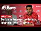 Le capitaine du LOSC, Benjamin André, en conférence de presse avant le derby face à Lens