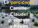 Le parc-canal commence à prendre vie à l'ouest de Rouen