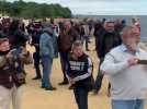 Les motards de l'American Show à la Pointe du Cap Ferret