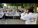 VIDÉO. 700 personnes dans les rues de Saint-Lô, pour un hommage à Kylian Binard, tué dimanche