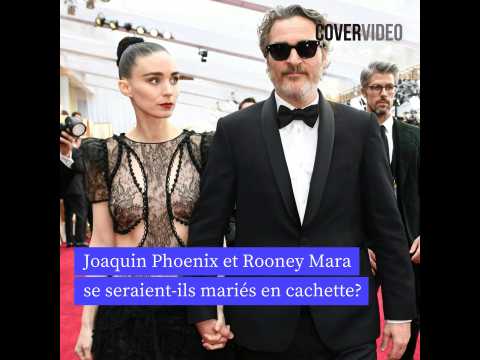 VIDEO : Joaquin Phoenix et Rooney Mara se seraient-ils maris?