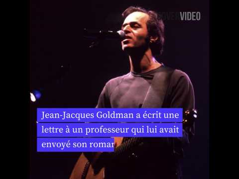 VIDEO : Jean-Jacques Goldman a crit une lettre  un professeur qui lui avait envoy son roman