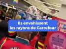 La CGT défile dans les rayons de Carrefour