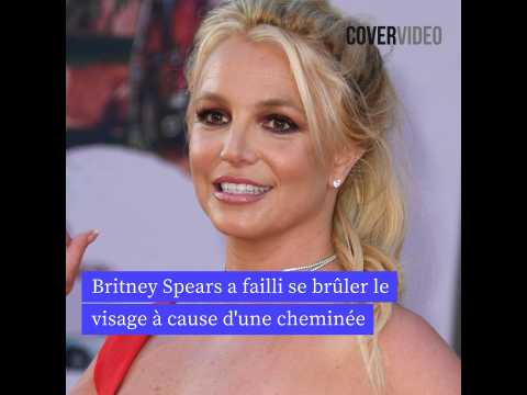 VIDEO : Britney Spears voque l?accident de chemine qui lui a mis le feu au visage