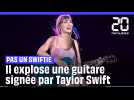 Il achète une guitare signée par Taylor Swift à 4.000$... et l'explose à coups de marteau