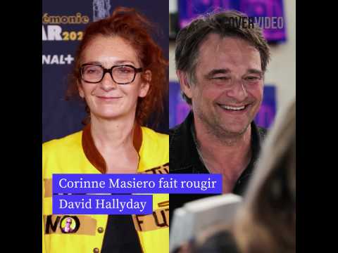 VIDEO : Corinne Masiero fait rougir David Hallyday