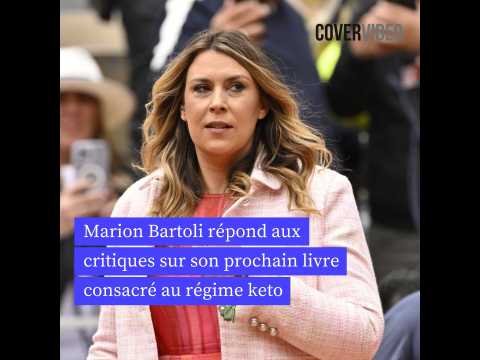 VIDEO : Marion Bartoli rpond aux critiques sur son prochain livre consacr au rgime keto