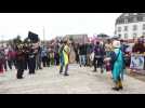 Concarneau, une manifestation contre l'empire Bolloré