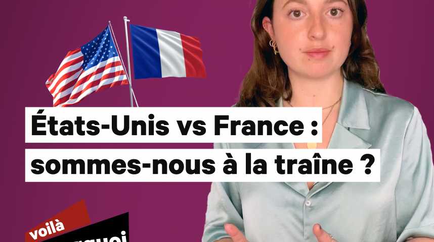 Illustration pour la vidéo Croissance : la France a-t-elle vraiment décroché par rapport aux Etats-Unis ?