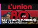 Une du 21 juillet 1969 : les humains marchent sur la Lune