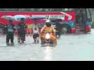 Typhoon Gaemi floods streets in Philippines capital
