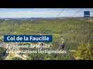 Col de la Faucille : La tyrolienne de Mijoux, des sensations vertigineuses