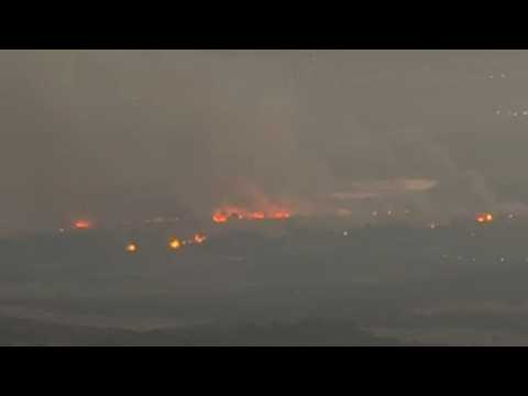 Fire, smoke in Israel's Galilee after rocket attack from Lebanon