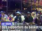 JO 2024 : Les supporters des Bleus du basket vibrent devant un match sous tension