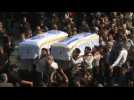 Funeral of civilians killed in Israeli strike that targeted Hezbollah commander in Beirut