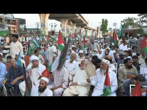 Pakistan religious party leads protest against killing of Hamas chief Haniyeh