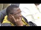 Guinea ex-dictator Dadis Camara in court during the verdict reading