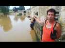 Orages dans les Ardennes : inondation à Jandun