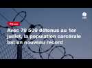 VIDÉO. Prison : avec 78 509 détenus au 1er juillet, la population carcérale bat un nouveau record