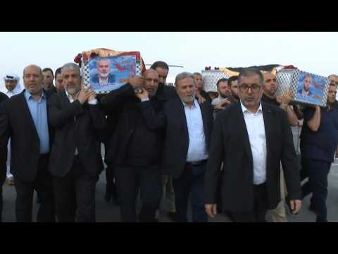 Coffin of Hamas chief Haniyeh arrives in Qatar ahead of his funeral