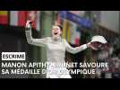 L'escrimeuse Manon Brunet-Apithy revient sur sa médaille d'or olympique en sabre