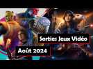 Jeux vidéo : les sorties du mois d'août