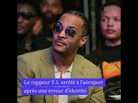 VIDEO : Le rappeur T.I. arrt  l'aroport aprs une erreur d'identit