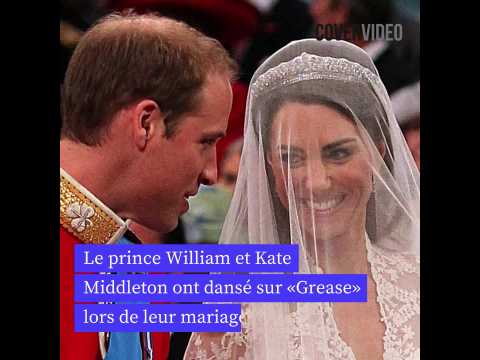 VIDEO : Le prince William et Kate Middleton ont dans sur Grease lors de leur mariage