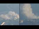 Smoke billows after Israeli strike on south Lebanon