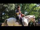 VIDÉO. Les écuyers du roi Louis XV en démonstration au jardin de la Perrine à Laval