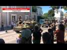 VIDÉO. La colonne Leclerc est arrivée à Château-Gontier sous les applaudissements du public