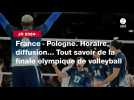 VIDÉO. France - Pologne. Horaire, diffusion... Tout savoir de la finale olympique de volleyball